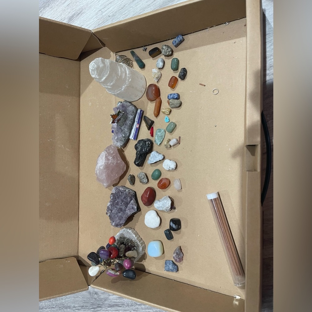 crystals and clusters